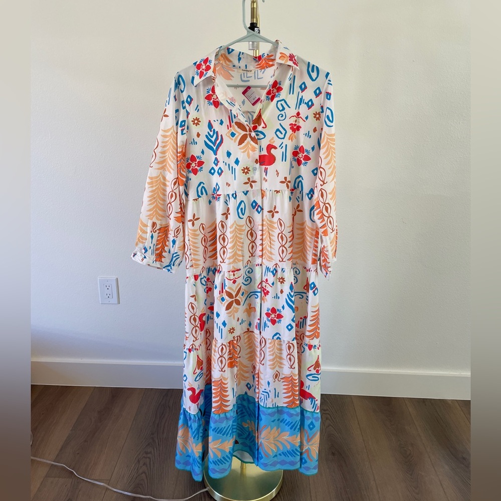 Multicolored Maxi Dress